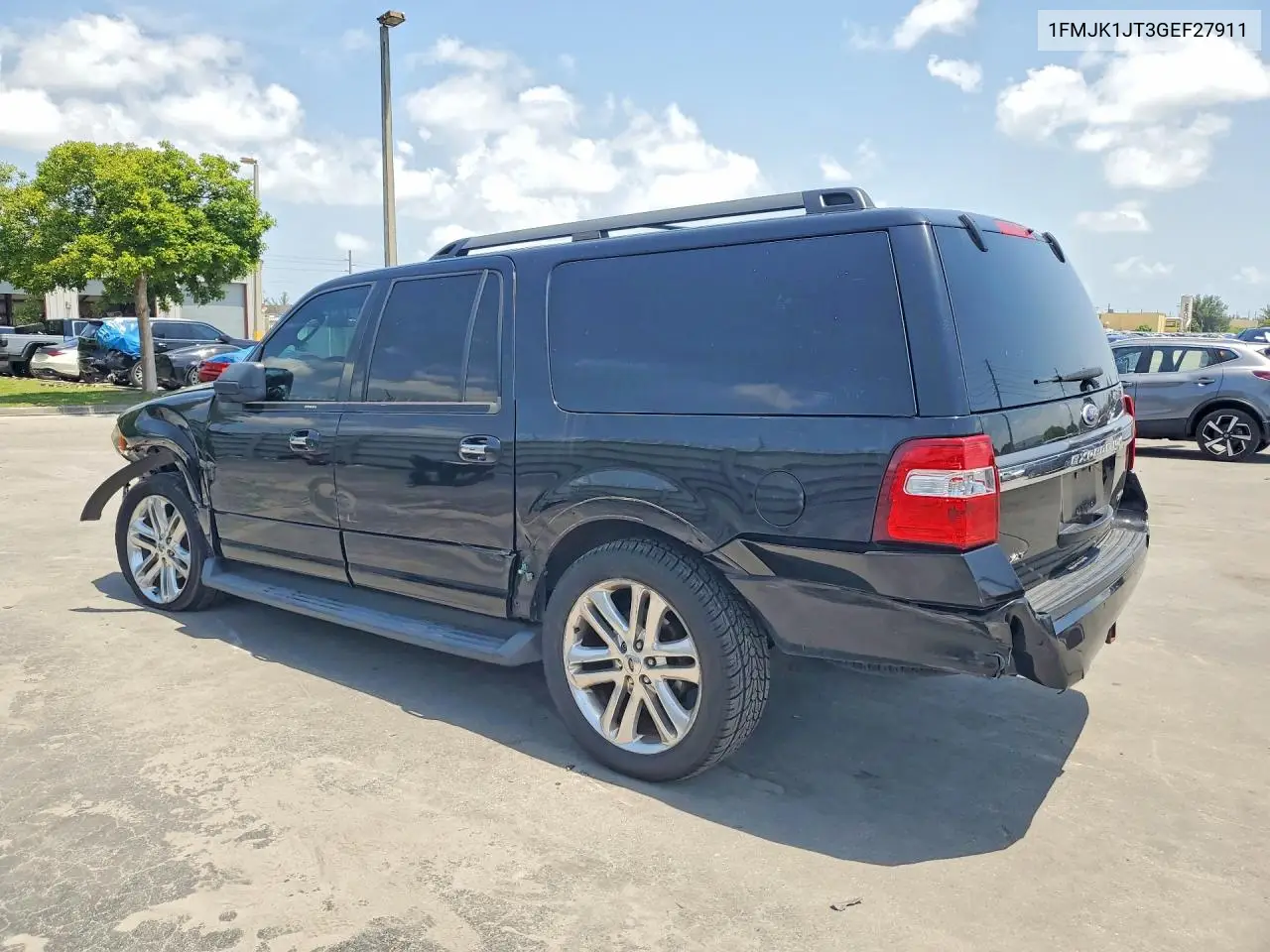 2016 Ford Expedition El Xlt VIN: 1FMJK1JT3GEF27911 Lot: 61899036