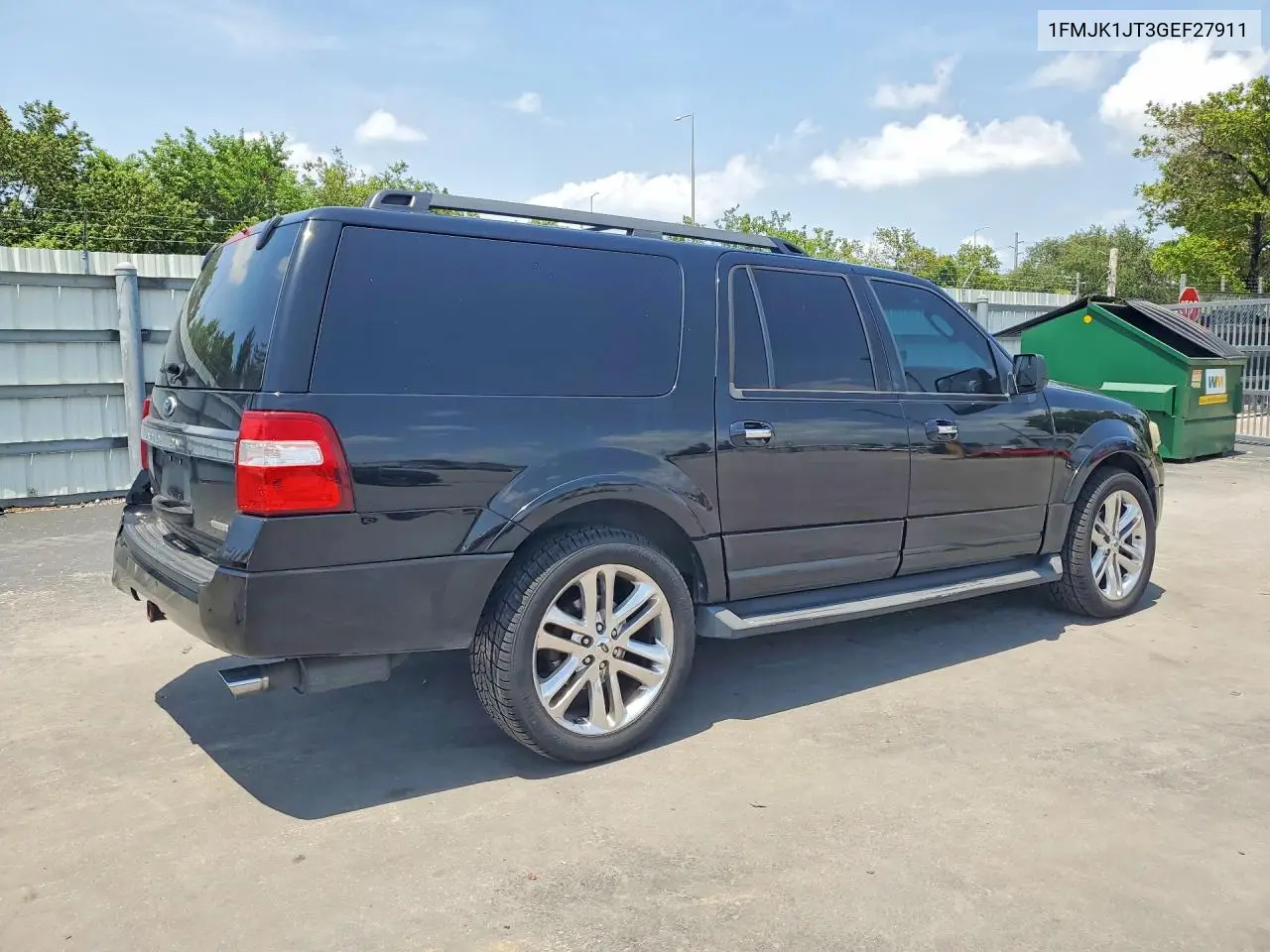 2016 Ford Expedition El Xlt VIN: 1FMJK1JT3GEF27911 Lot: 61899036
