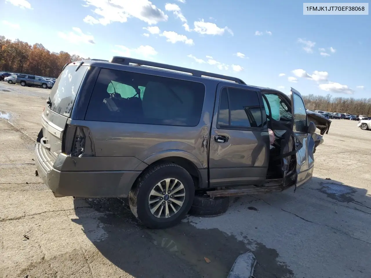 1FMJK1JT7GEF38068 2016 Ford Expedition El Xlt