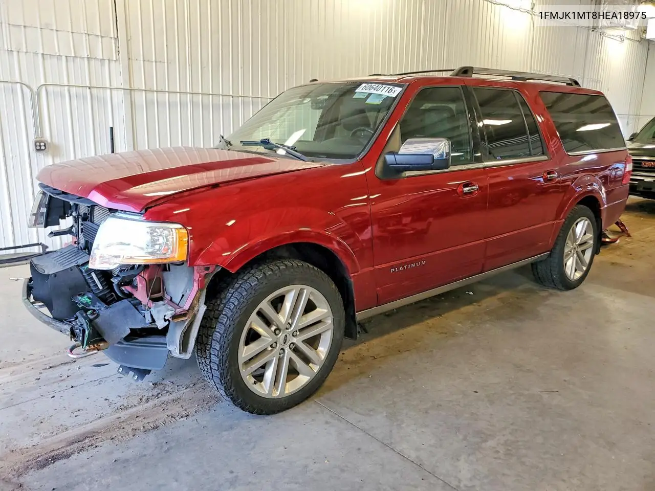 2017 Ford Expedition El Platinum VIN: 1FMJK1MT8HEA18975 Lot: 60640116