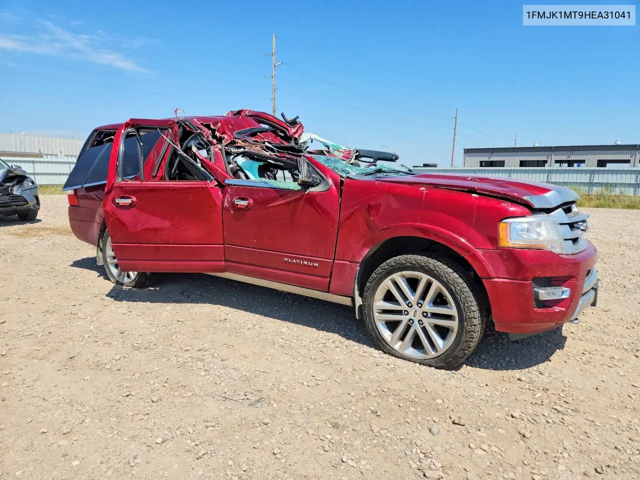 2017 Ford Expedition El Platinum VIN: 1FMJK1MT9HEA31041 Lot: 61056756