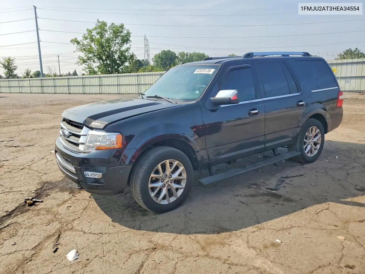 2017 Ford Expedition Limited VIN: 1FMJU2AT3HEA34554 Lot: 62026136