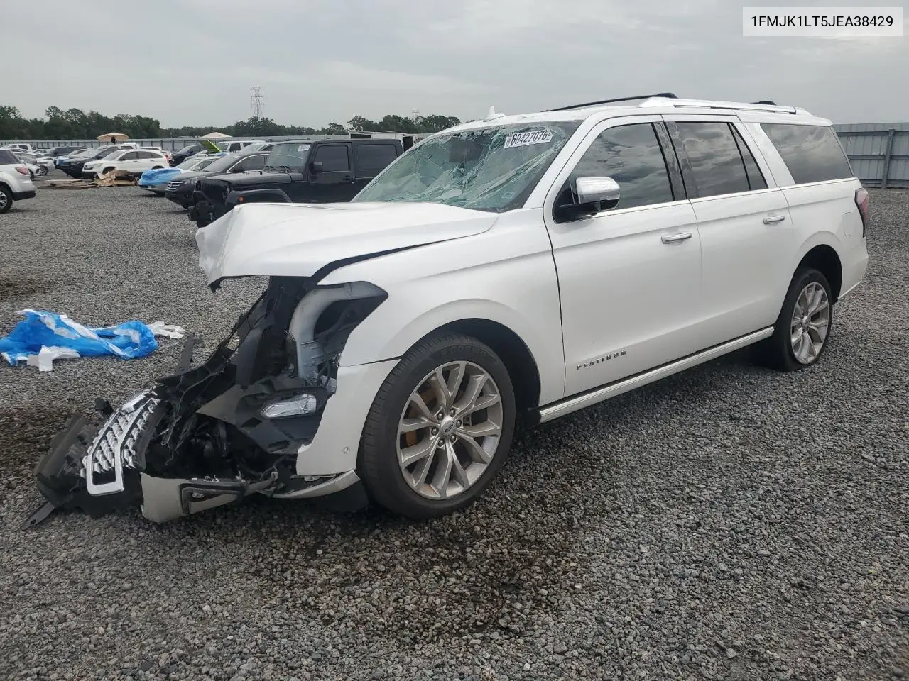 2018 Ford Expedition Max Platinum VIN: 1FMJK1LT5JEA38429 Lot: 60427076