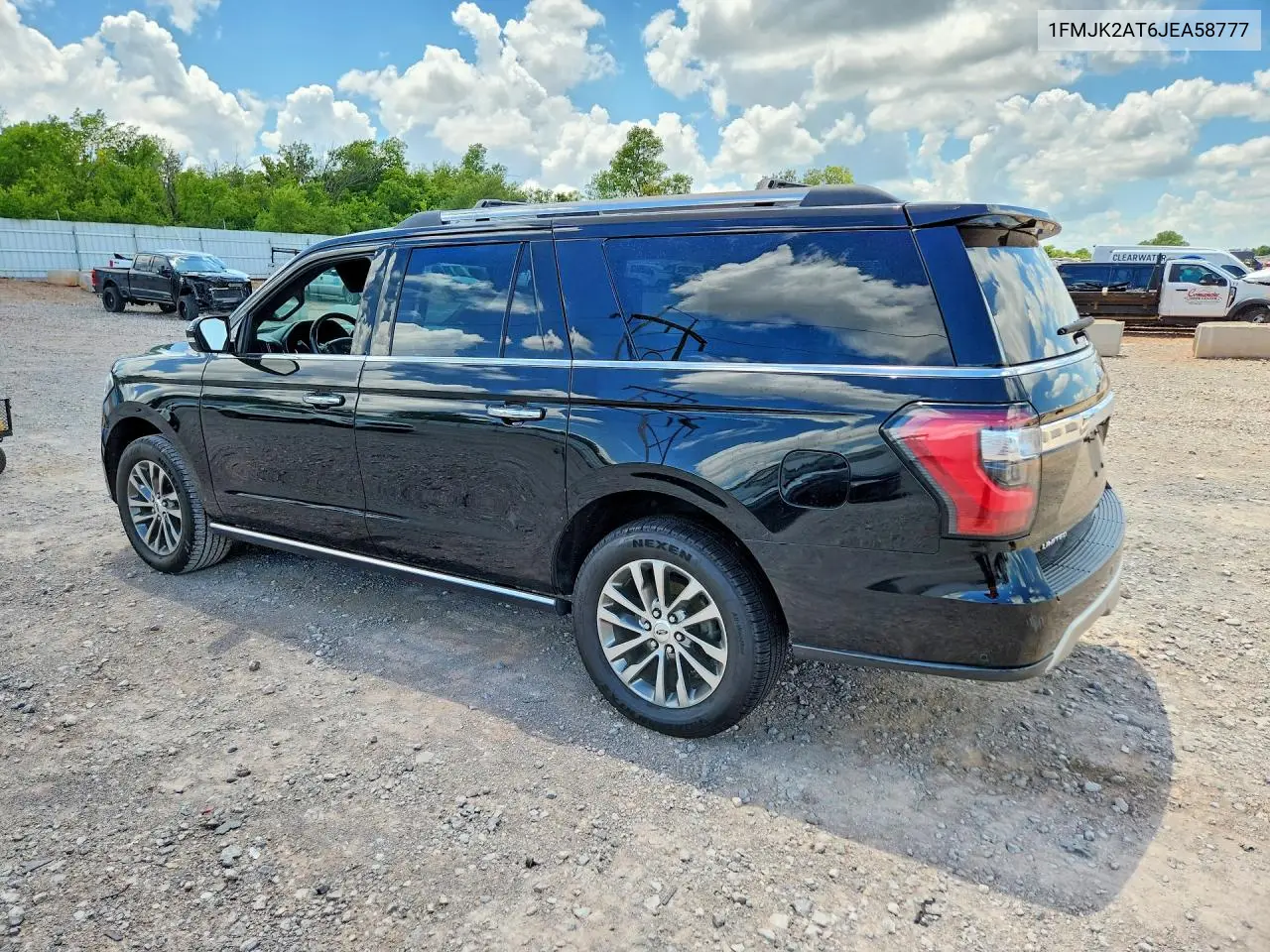 2018 Ford Expedition Max Limited VIN: 1FMJK2AT6JEA58777 Lot: 60880596