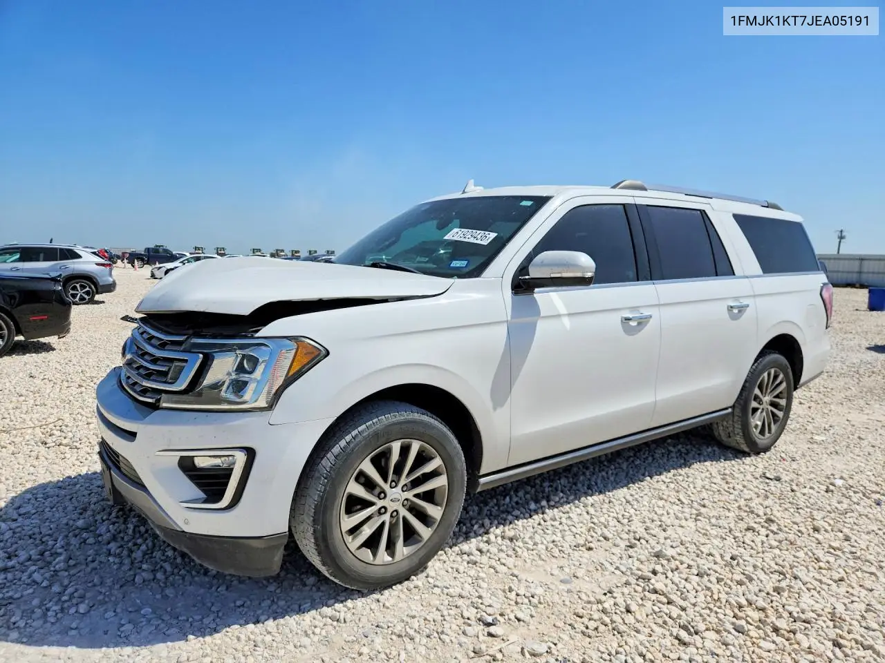 2018 Ford Expedition Max Limited VIN: 1FMJK1KT7JEA05191 Lot: 61929436