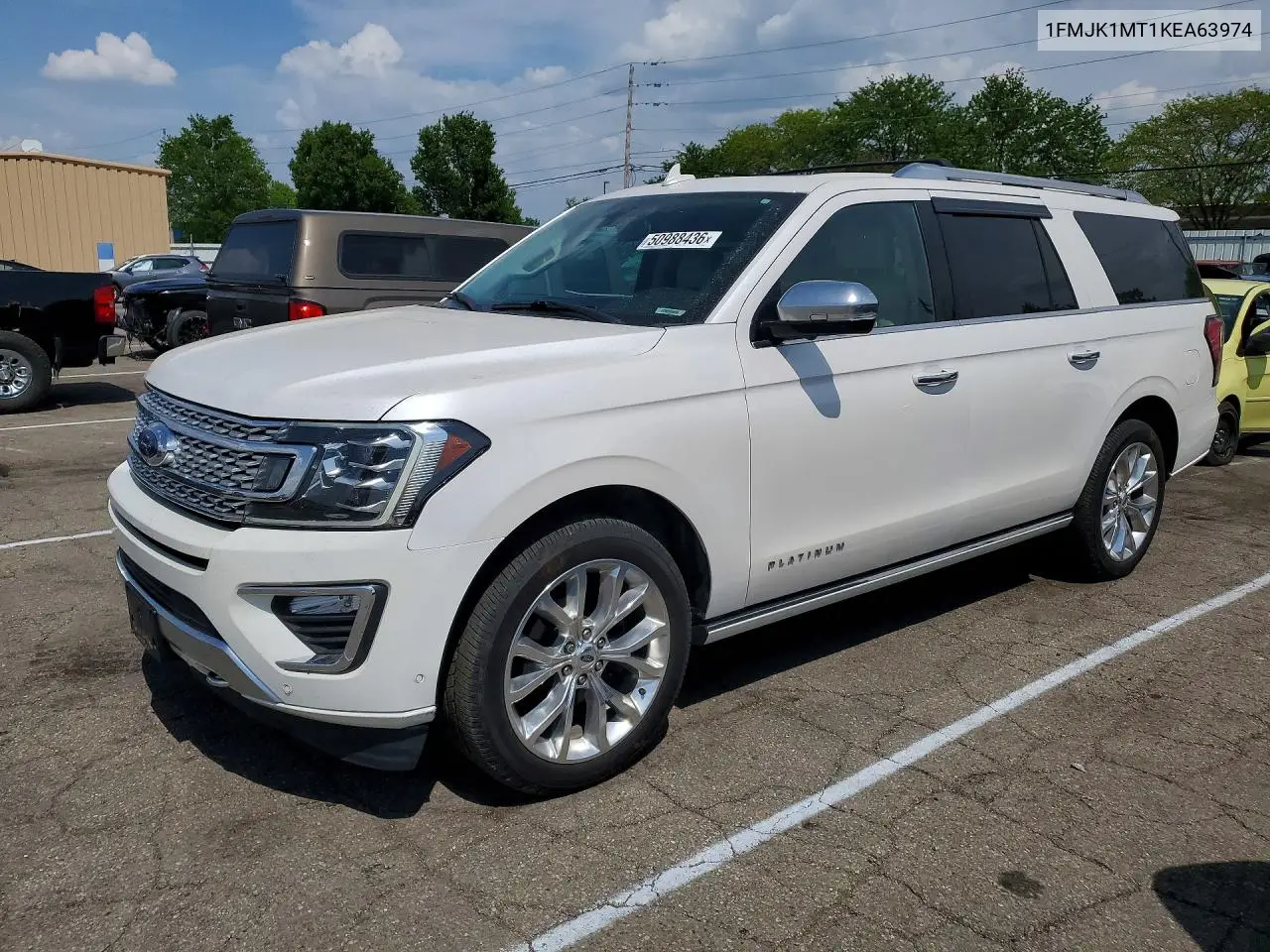 2019 Ford Expedition Max Platinum VIN: 1FMJK1MT1KEA63974 Lot: 50988436