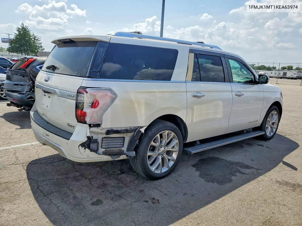 2019 Ford Expedition Max Platinum VIN: 1FMJK1MT1KEA63974 Lot: 50988436