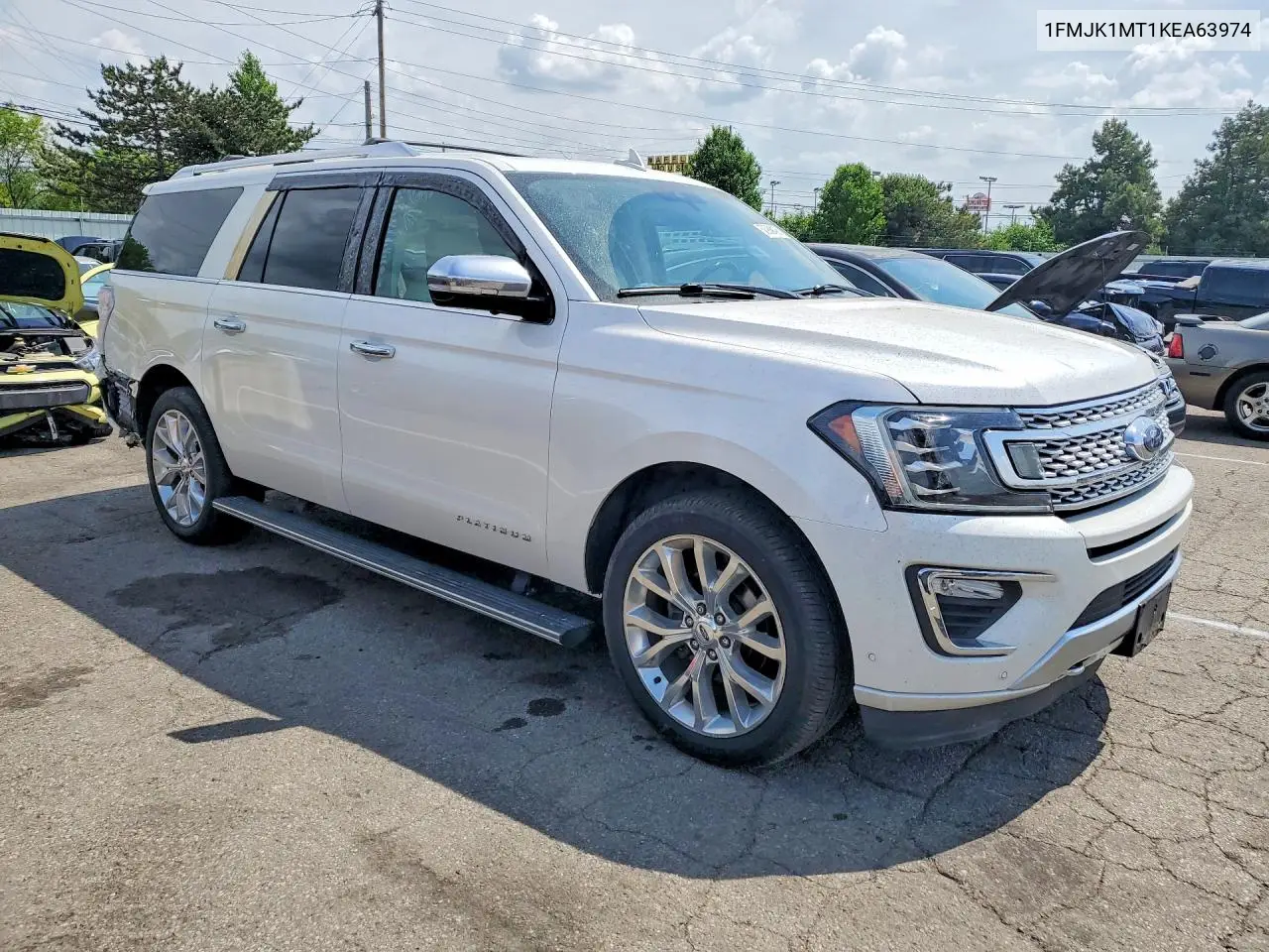 2019 Ford Expedition Max Platinum VIN: 1FMJK1MT1KEA63974 Lot: 50988436