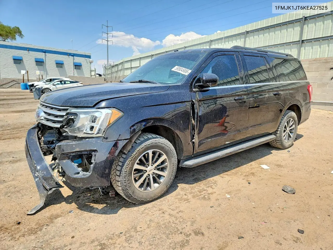 2019 Ford Expedition Max Xlt VIN: 1FMJK1JT6KEA27525 Lot: 59804906