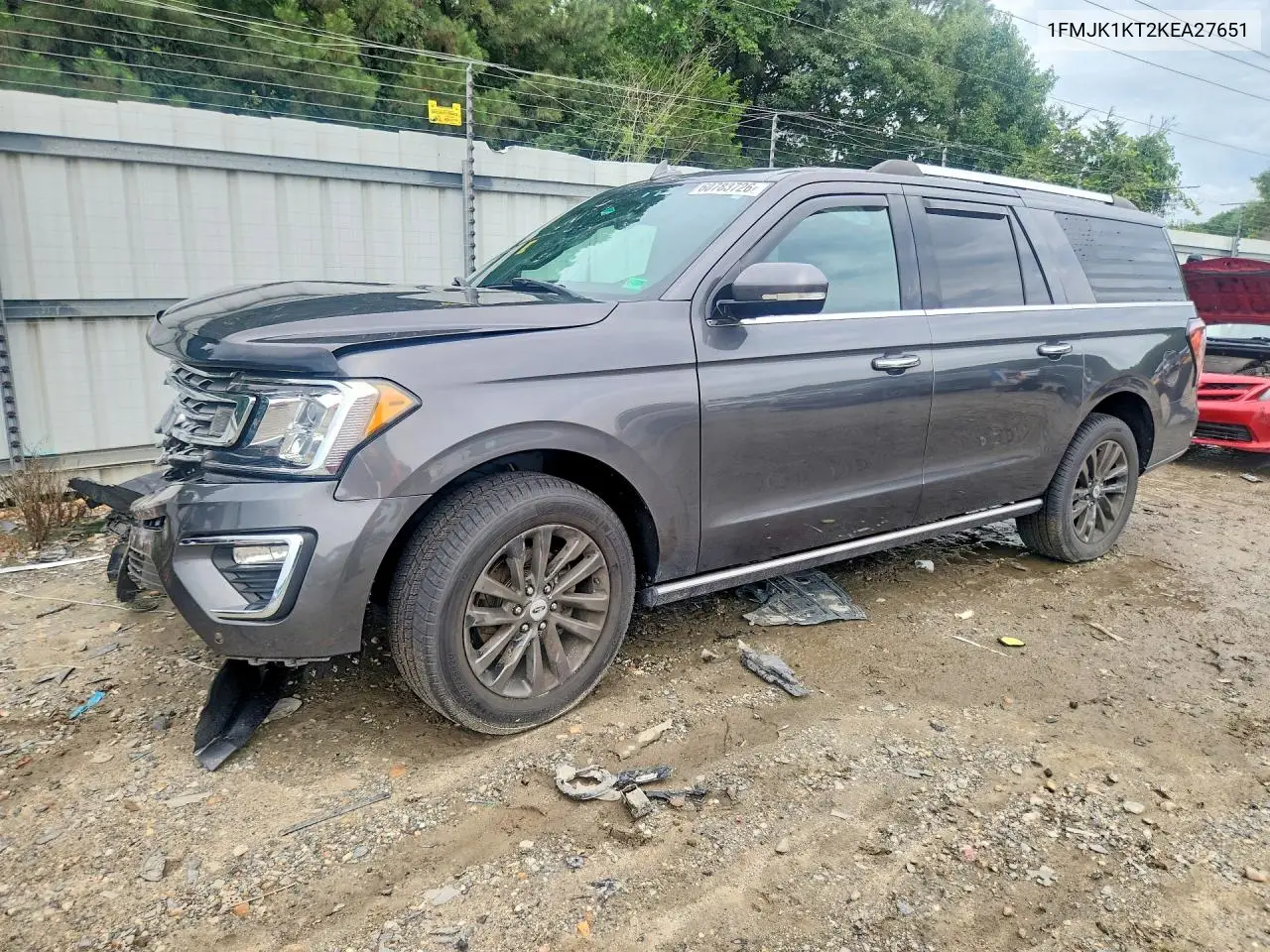 2019 Ford Expedition Max Limited VIN: 1FMJK1KT2KEA27651 Lot: 60783726