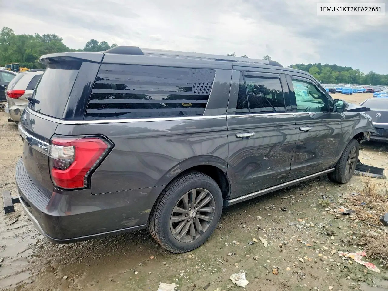 2019 Ford Expedition Max Limited VIN: 1FMJK1KT2KEA27651 Lot: 60783726