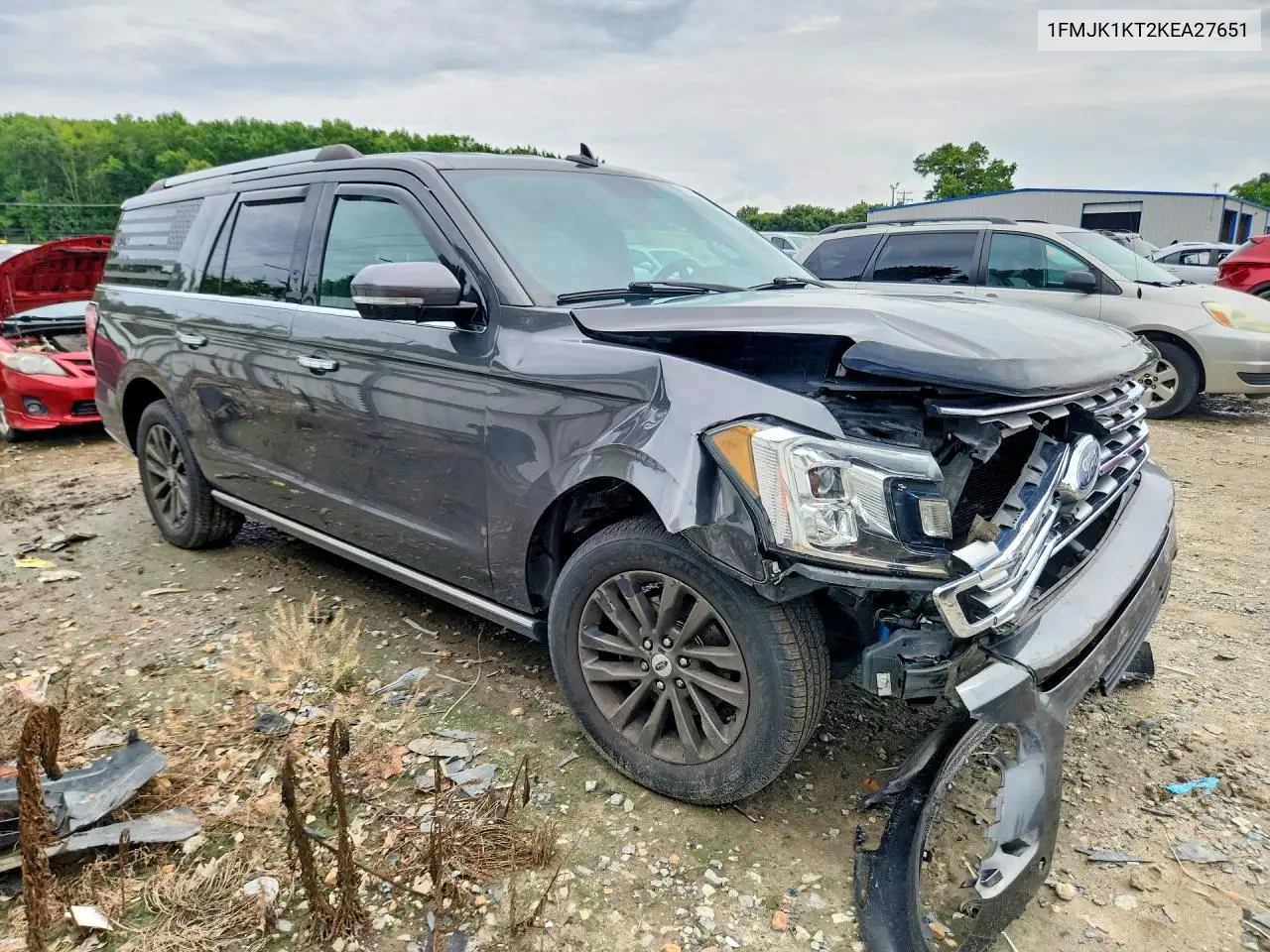 2019 Ford Expedition Max Limited VIN: 1FMJK1KT2KEA27651 Lot: 60783726