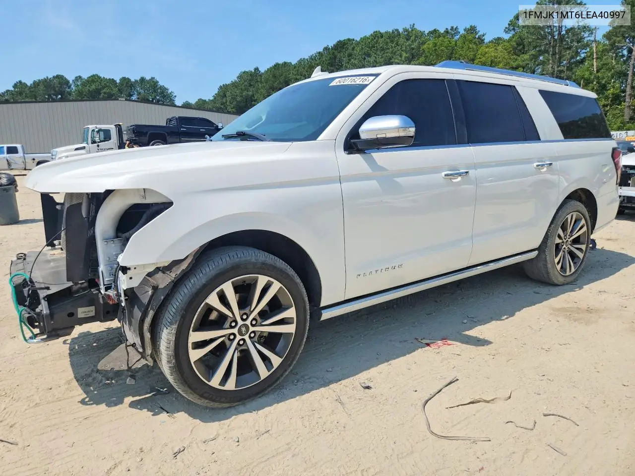 2020 Ford Expedition Max Platinum VIN: 1FMJK1MT6LEA40997 Lot: 60016216