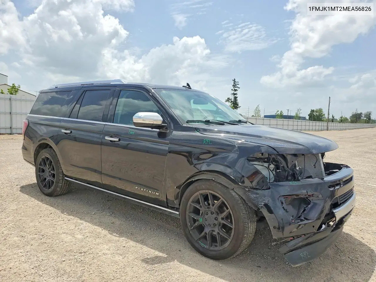 2021 Ford Expedition Max Platinum VIN: 1FMJK1MT2MEA56826 Lot: 59104356