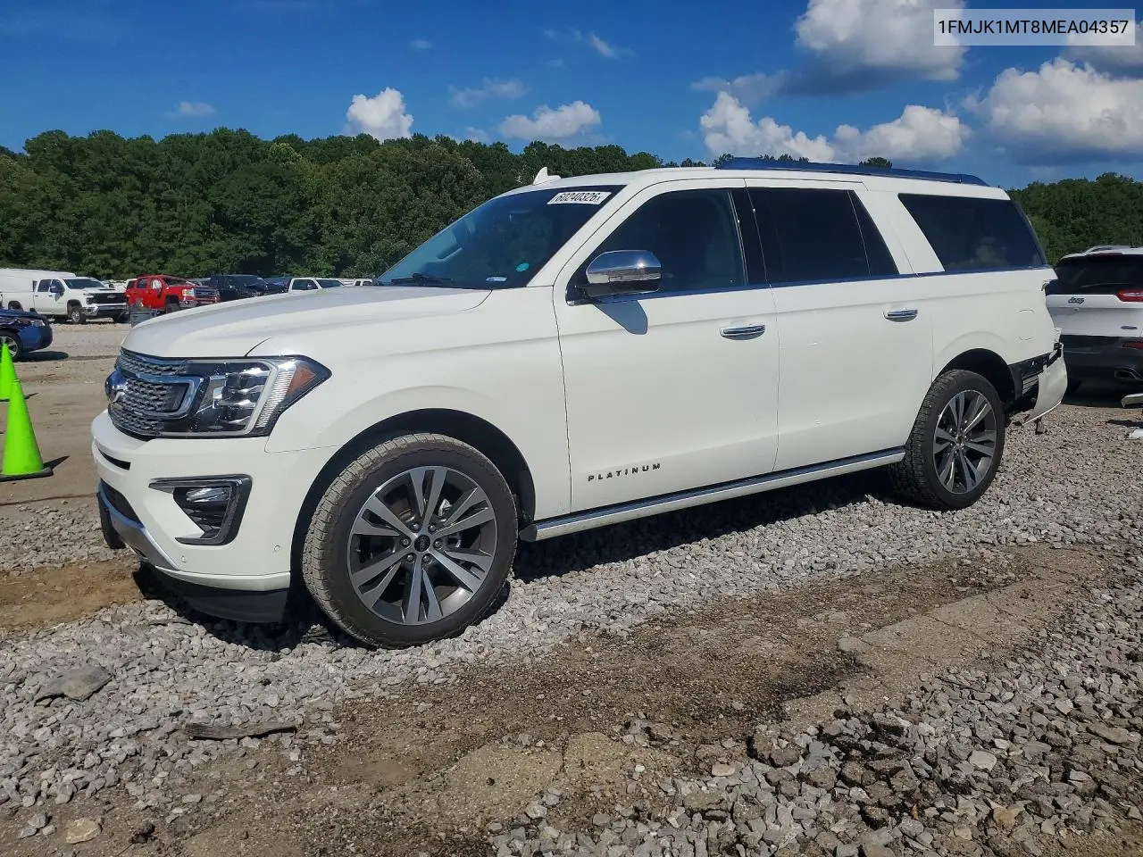 2021 Ford Expedition Max Platinum VIN: 1FMJK1MT8MEA04357 Lot: 60240326