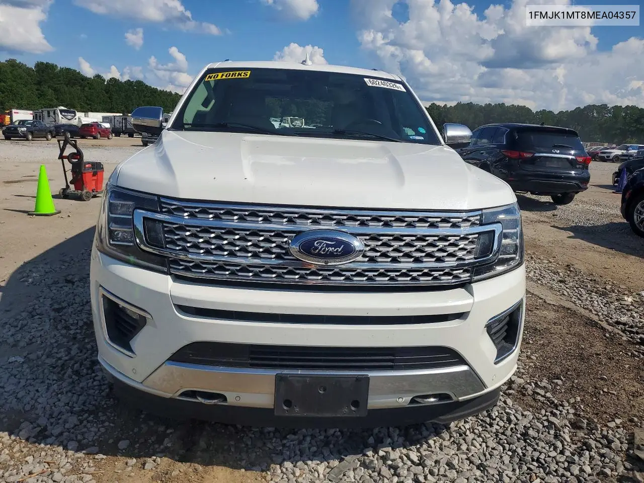 2021 Ford Expedition Max Platinum VIN: 1FMJK1MT8MEA04357 Lot: 60240326