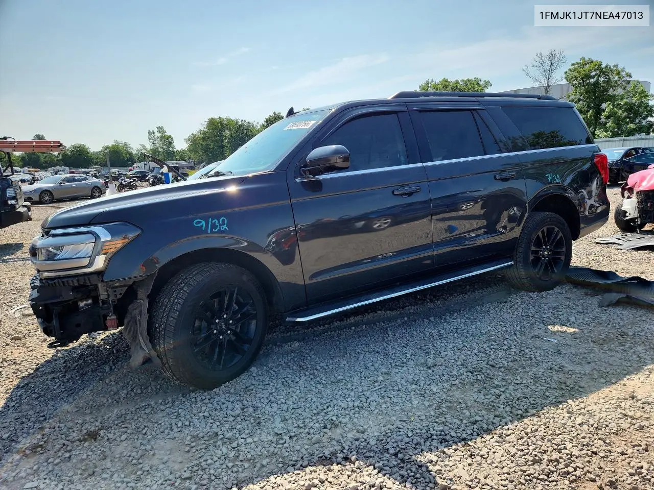 2022 Ford Expedition Max Xlt VIN: 1FMJK1JT7NEA47013 Lot: 59593756
