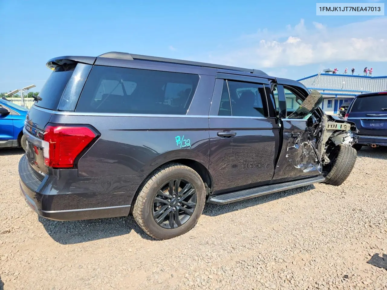 2022 Ford Expedition Max Xlt VIN: 1FMJK1JT7NEA47013 Lot: 59593756