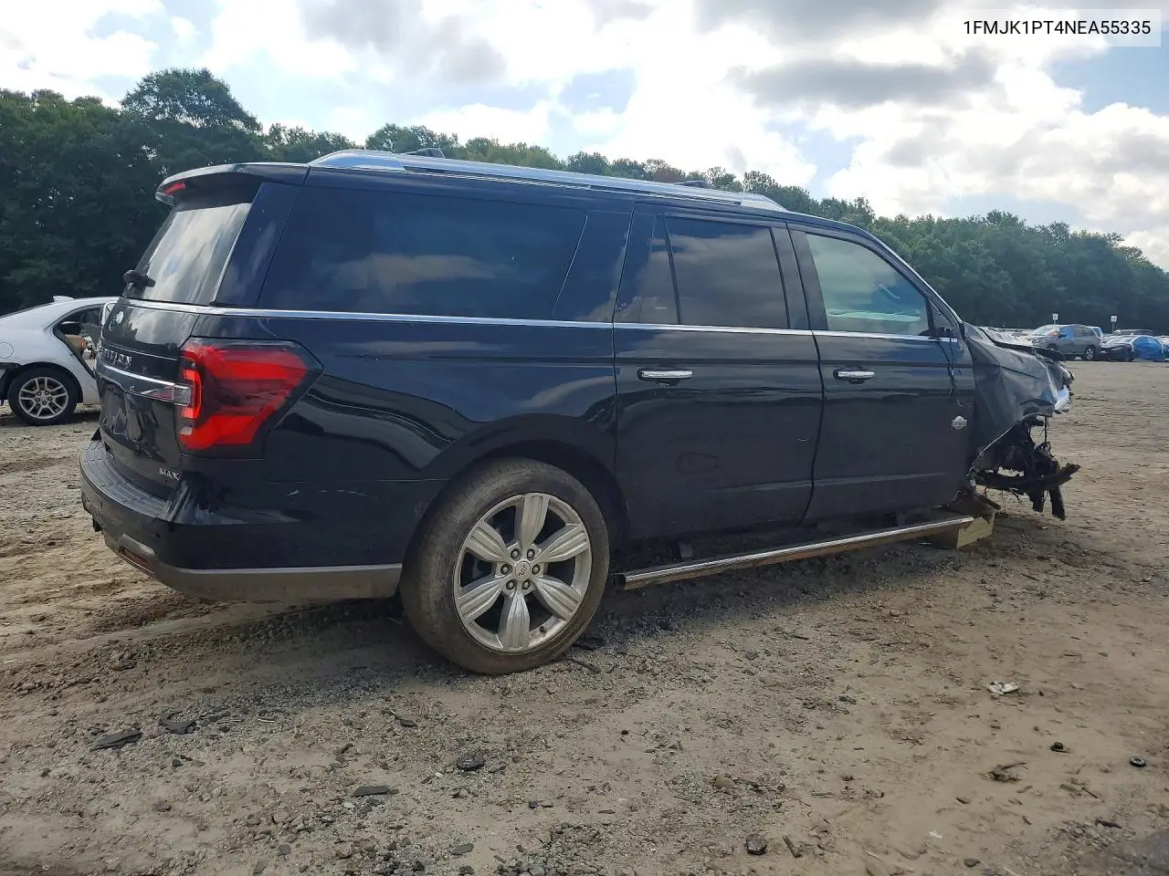 2022 Ford Expedition Max King Ranch VIN: 1FMJK1PT4NEA55335 Lot: 59964726