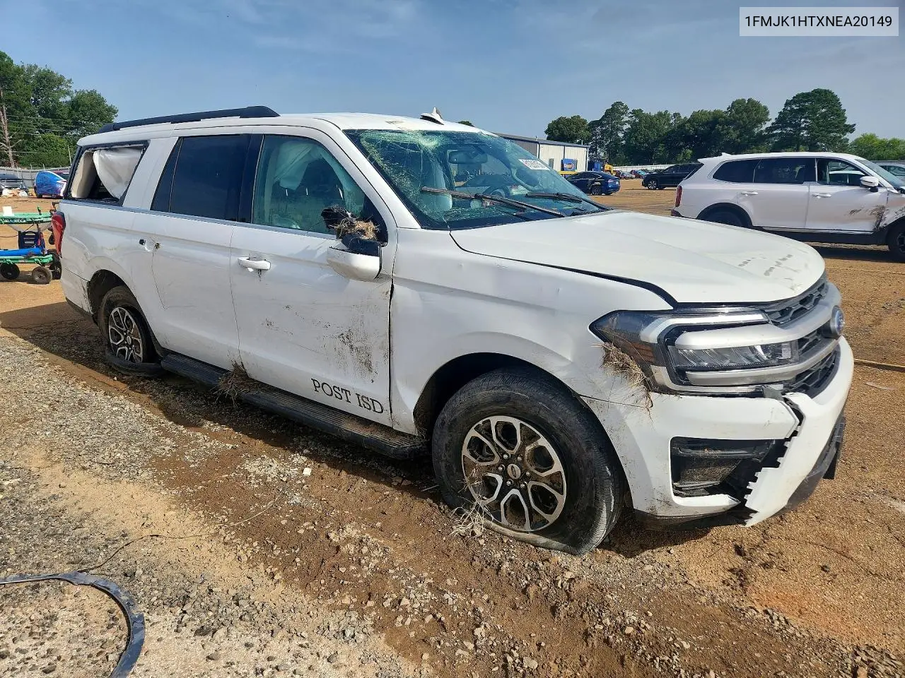 2022 Ford Expedition Max Xlt VIN: 1FMJK1HTXNEA20149 Lot: 61283156