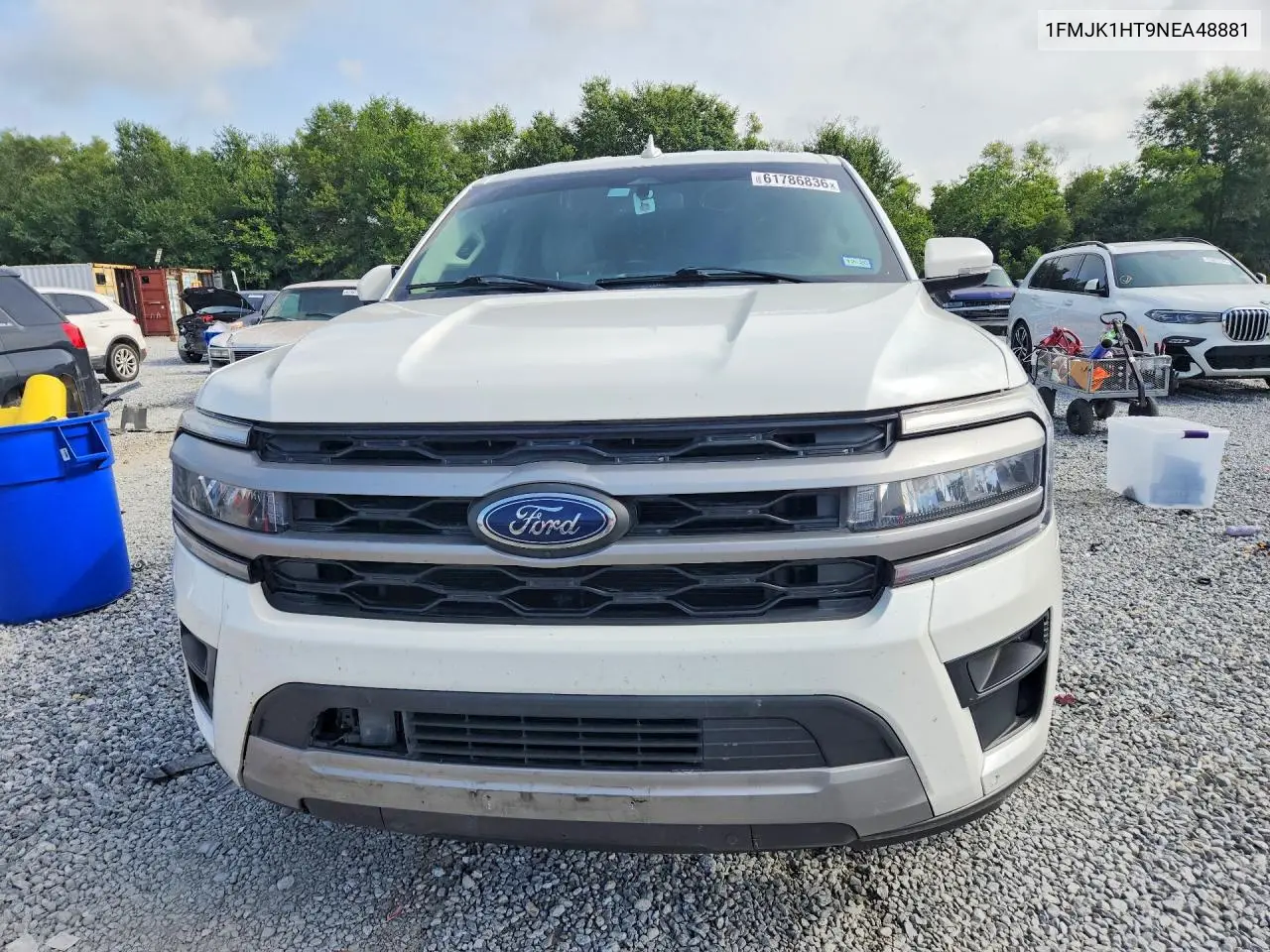 2022 Ford Expedition Max Xlt VIN: 1FMJK1HT9NEA48881 Lot: 61786836