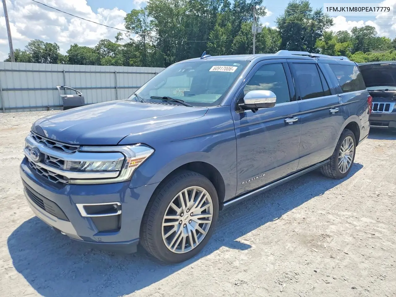 2023 Ford Expedition Max Platinum VIN: 1FMJK1M80PEA17779 Lot: 60917006