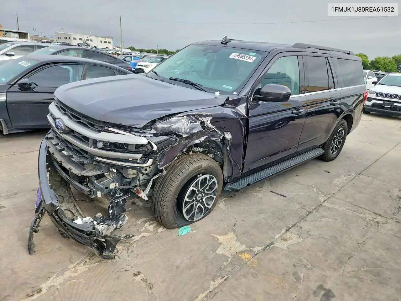 2024 Ford Expedition Max Xlt VIN: 1FMJK1J80REA61532 Lot: 59965296