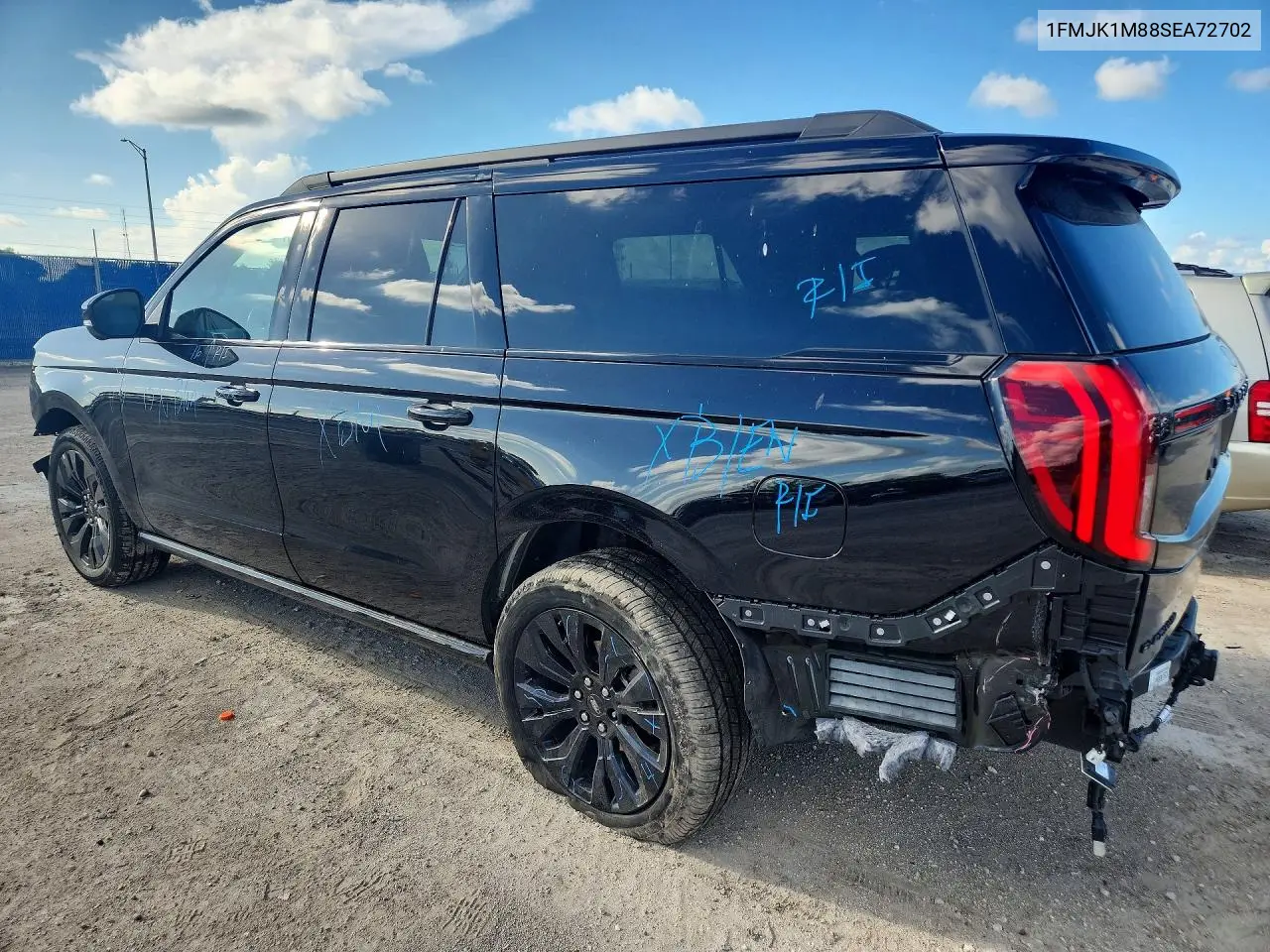 2025 Ford Expedition Max Platinum VIN: 1FMJK1M88SEA72702 Lot: 58686546
