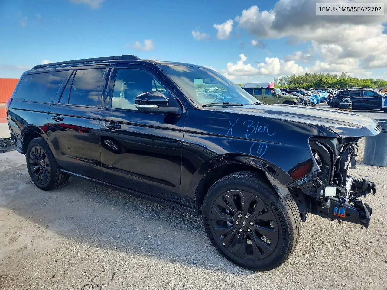 2025 Ford Expedition Max Platinum VIN: 1FMJK1M88SEA72702 Lot: 58686546