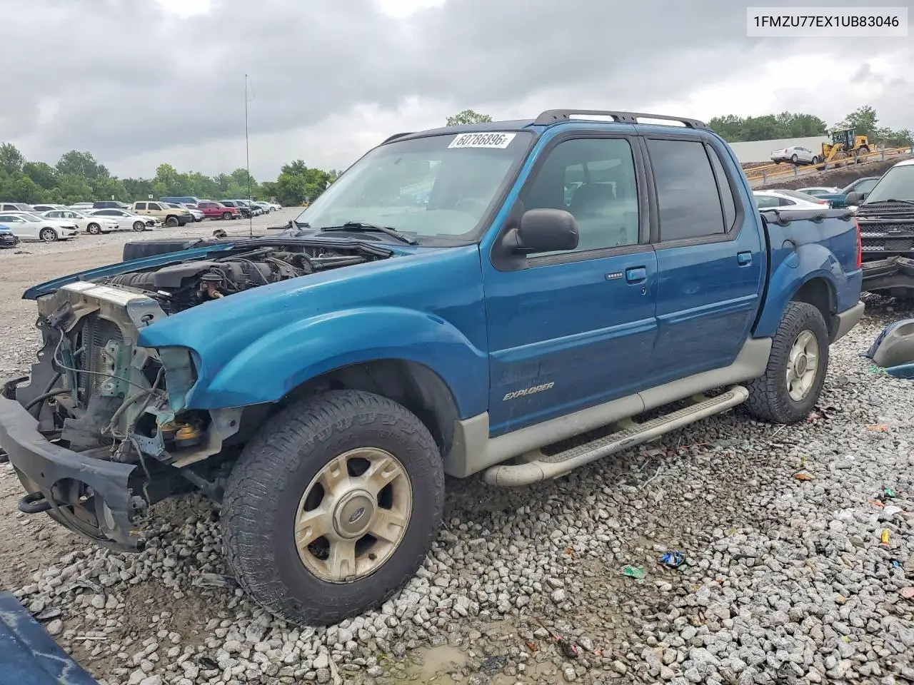 2001 Ford Explorer Sport Trac VIN: 1FMZU77EX1UB83046 Lot: 60786896