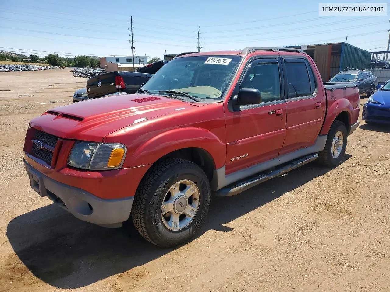 2001 Ford Explorer Sport Trac VIN: 1FMZU77E41UA42103 Lot: 60879576