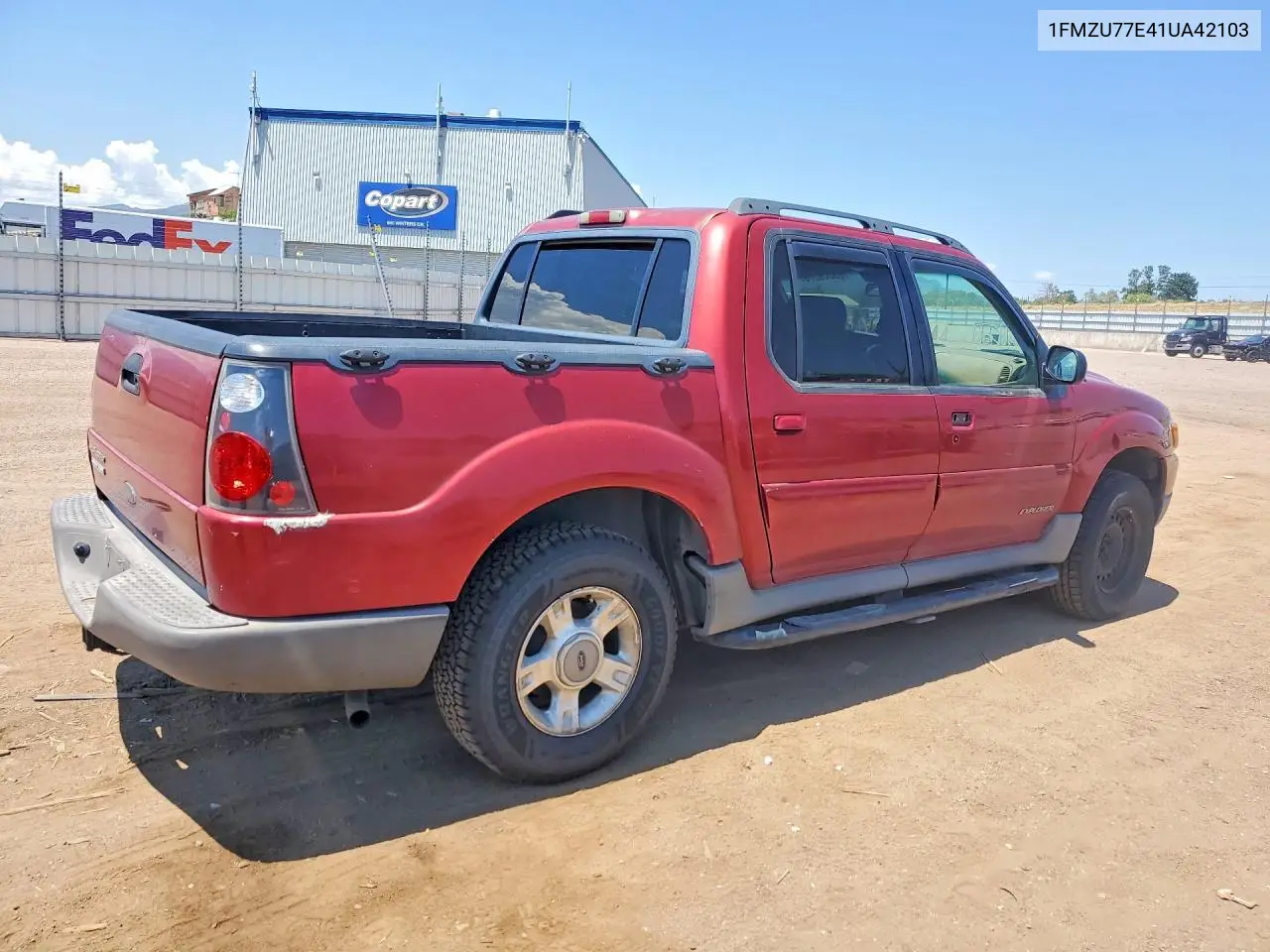 2001 Ford Explorer Sport Trac VIN: 1FMZU77E41UA42103 Lot: 60879576