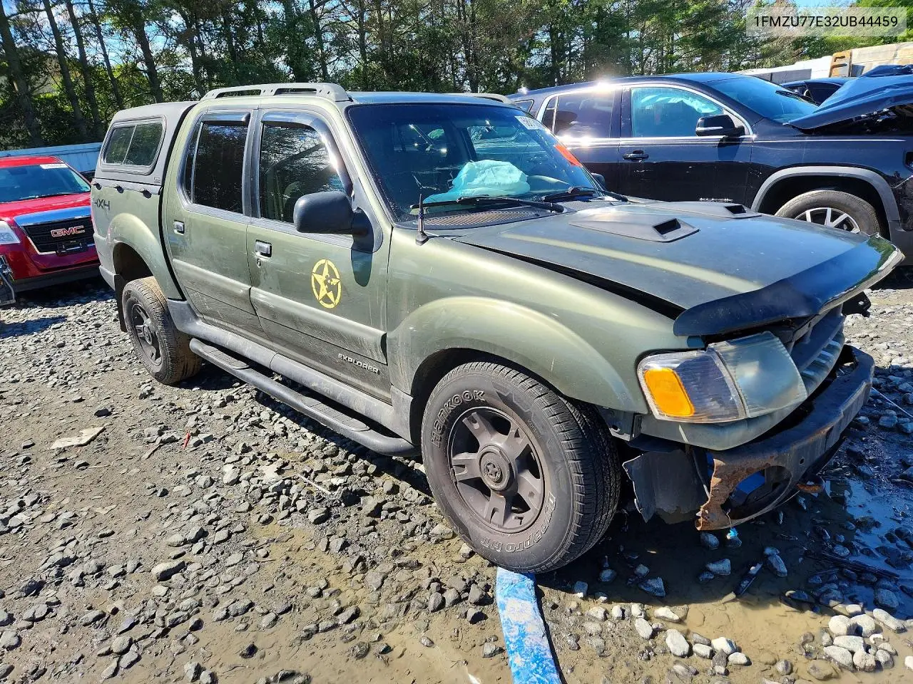 2002 Ford Explorer Sport Trac VIN: 1FMZU77E32UB44459 Lot: 58613056