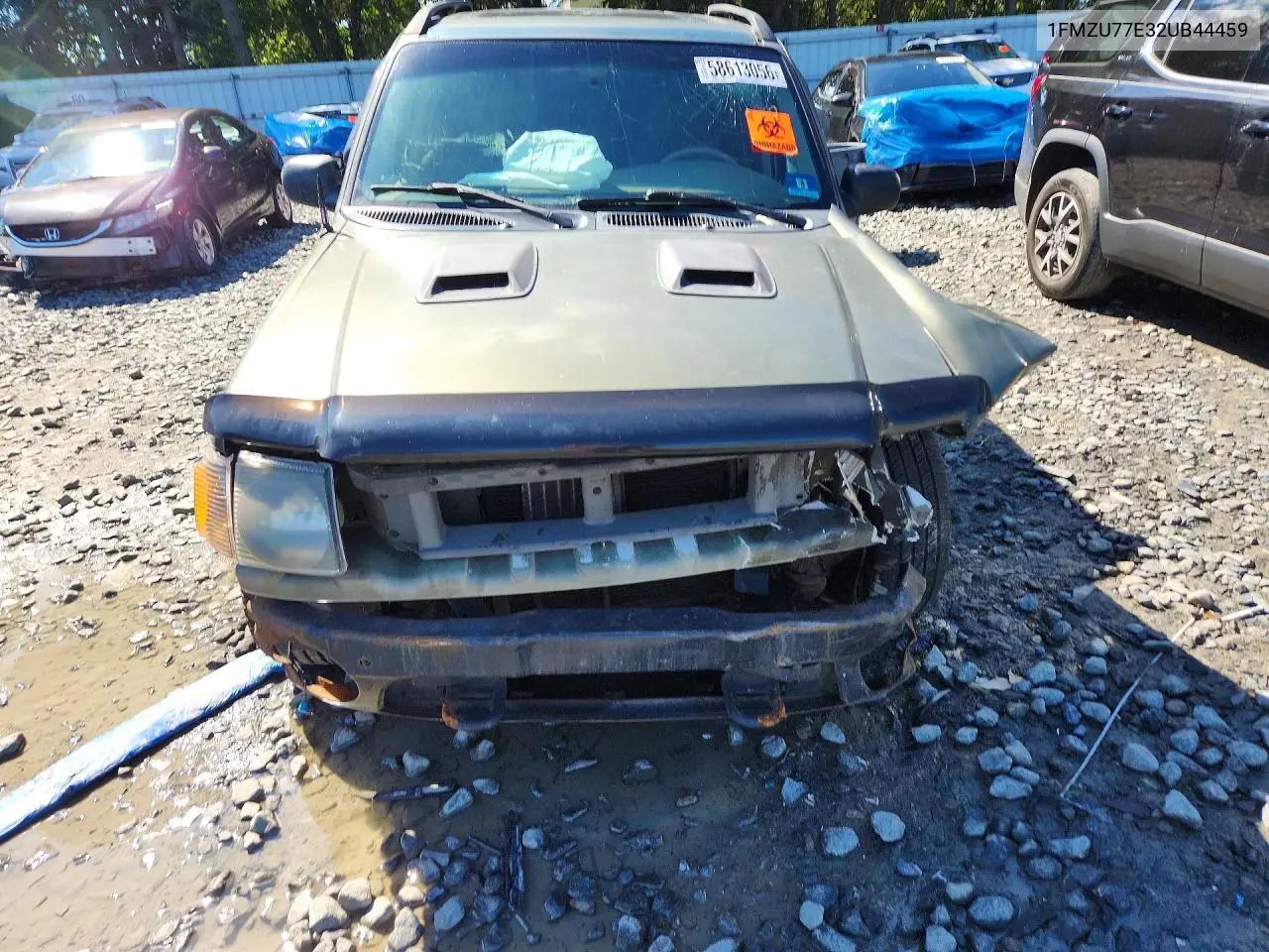 2002 Ford Explorer Sport Trac VIN: 1FMZU77E32UB44459 Lot: 58613056