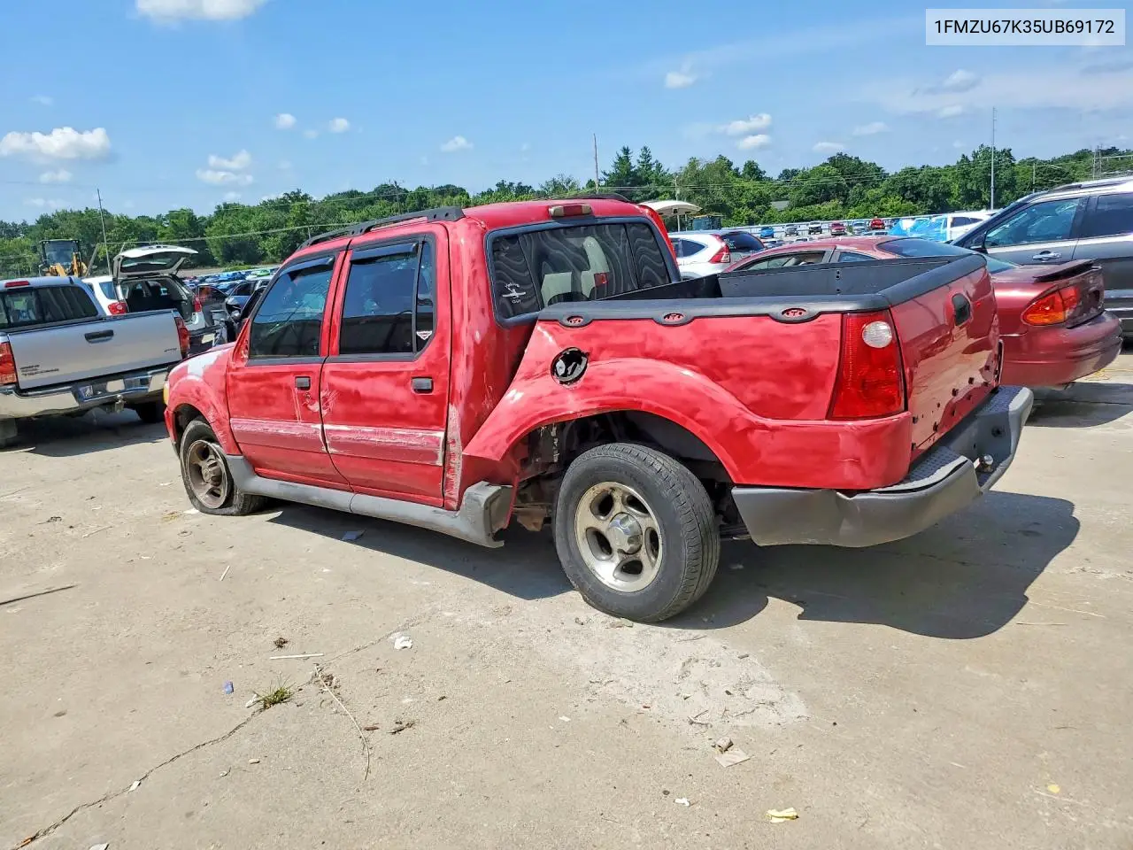 2005 Ford Explorer Sport Trac VIN: 1FMZU67K35UB69172 Lot: 58734326