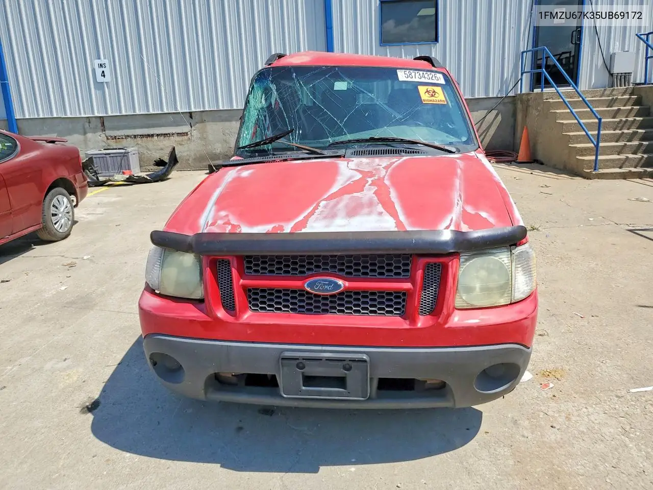 2005 Ford Explorer Sport Trac VIN: 1FMZU67K35UB69172 Lot: 58734326