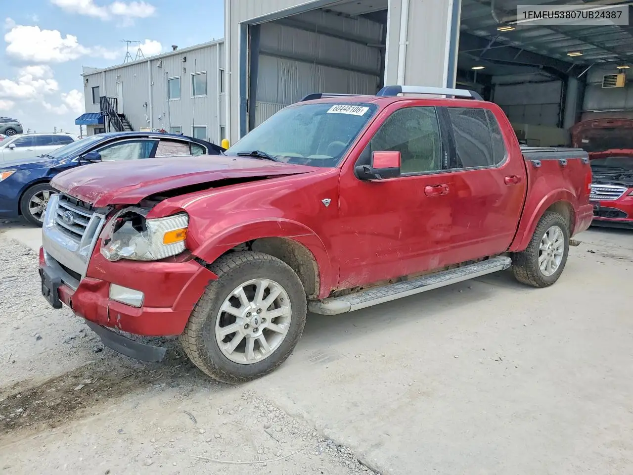 2007 Ford Explorer Sport Trac Limited VIN: 1FMEU53807UB24387 Lot: 60448106