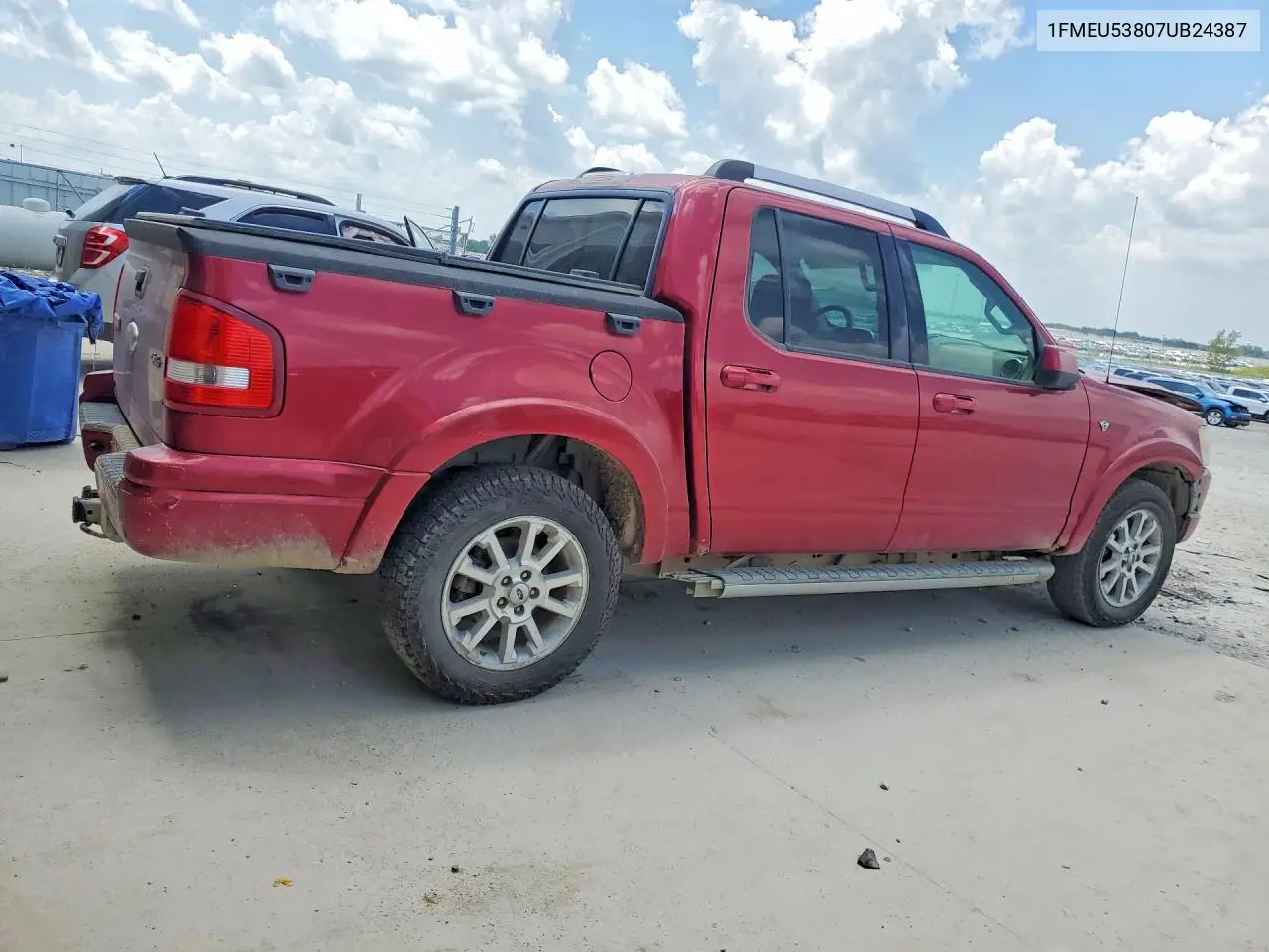 2007 Ford Explorer Sport Trac Limited VIN: 1FMEU53807UB24387 Lot: 60448106