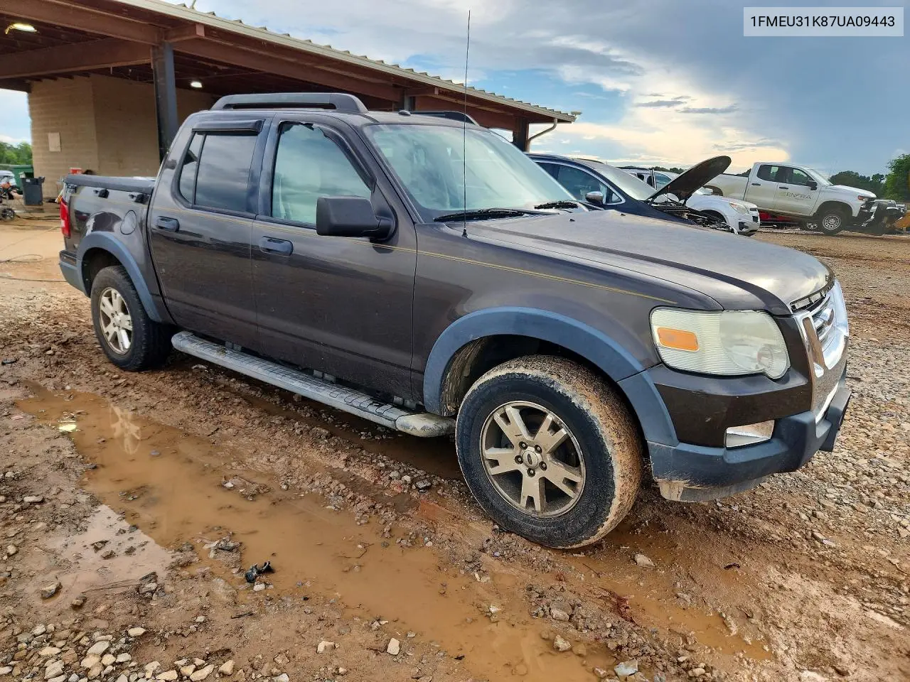 2007 Ford Explorer Sport Trac Xlt VIN: 1FMEU31K87UA09443 Lot: 60982666