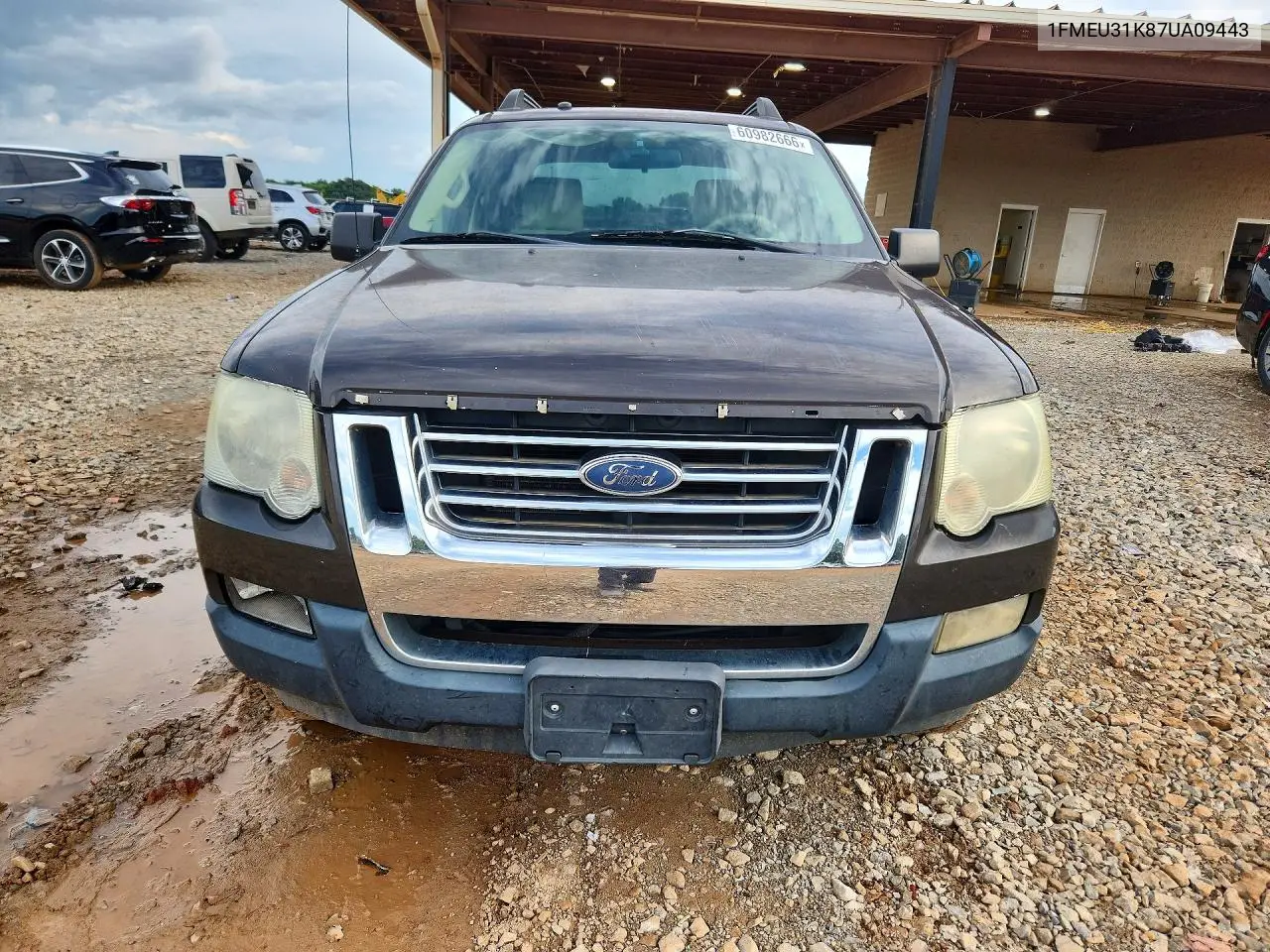 2007 Ford Explorer Sport Trac Xlt VIN: 1FMEU31K87UA09443 Lot: 60982666