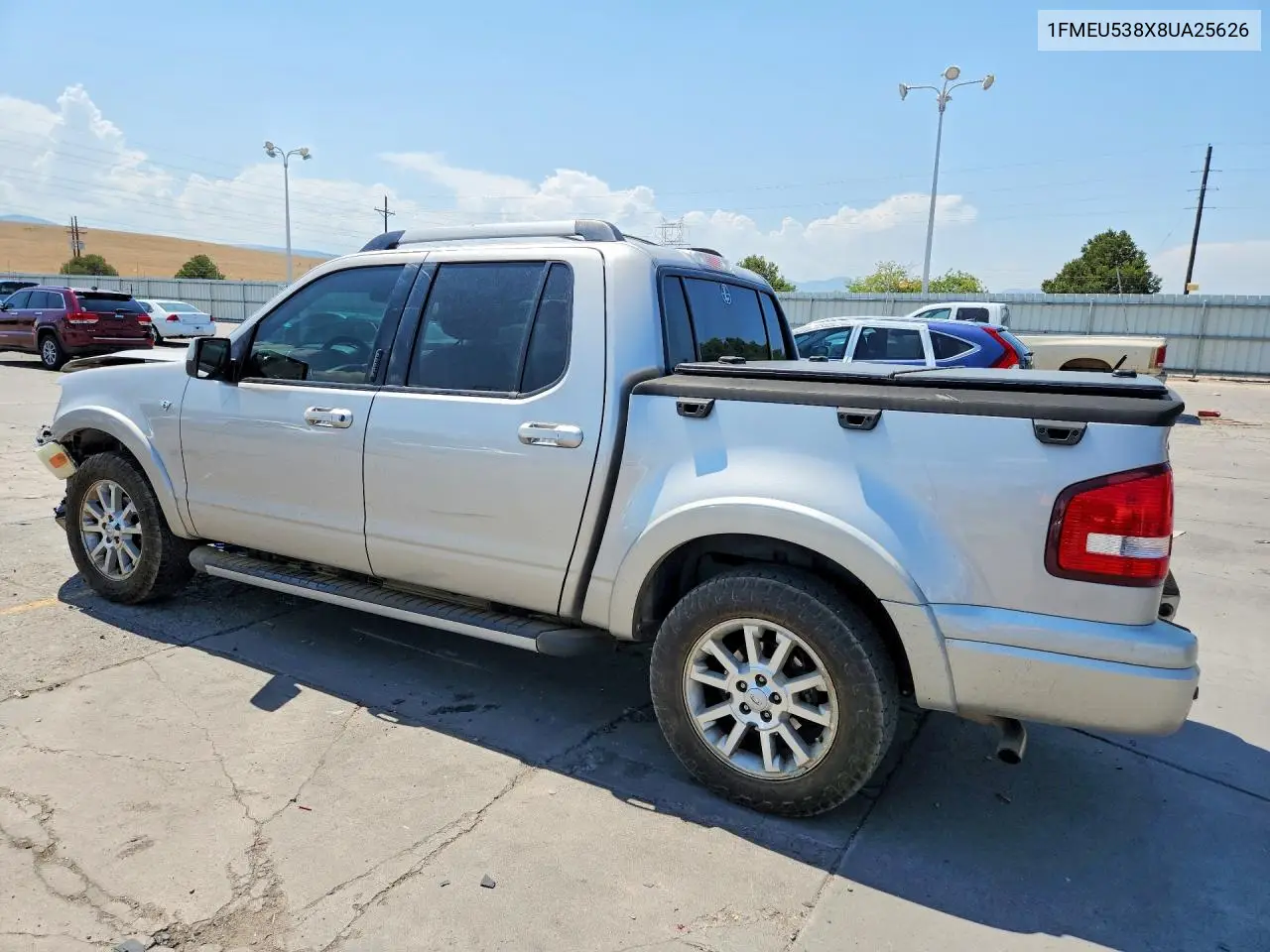 2008 Ford Explorer Sport Trac Limited VIN: 1FMEU538X8UA25626 Lot: 61447506