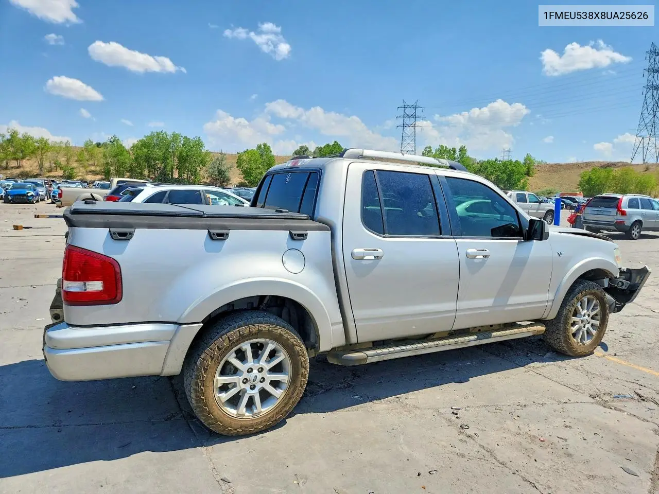 2008 Ford Explorer Sport Trac Limited VIN: 1FMEU538X8UA25626 Lot: 61447506