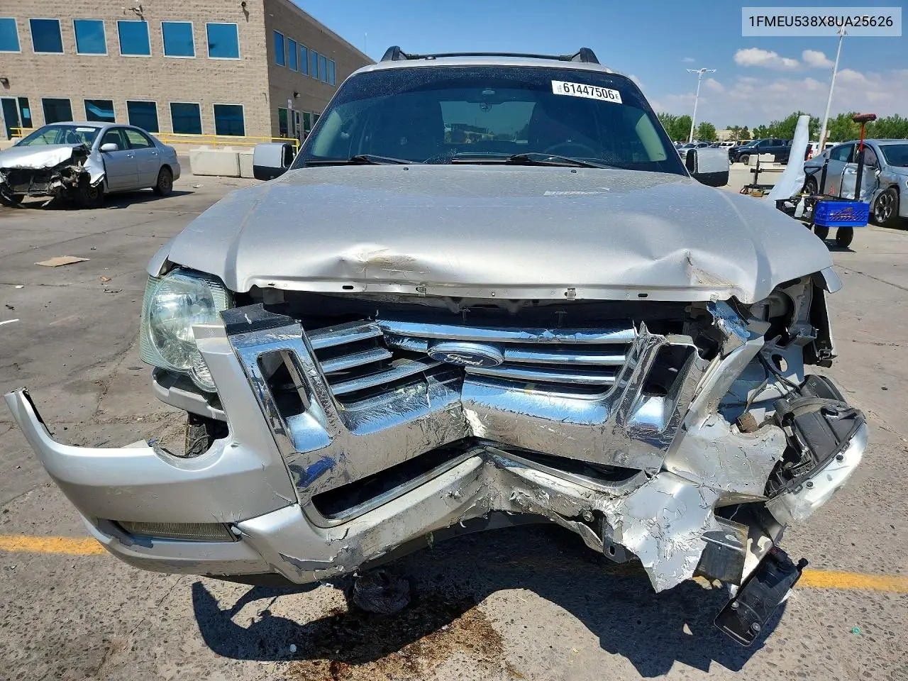 2008 Ford Explorer Sport Trac Limited VIN: 1FMEU538X8UA25626 Lot: 61447506