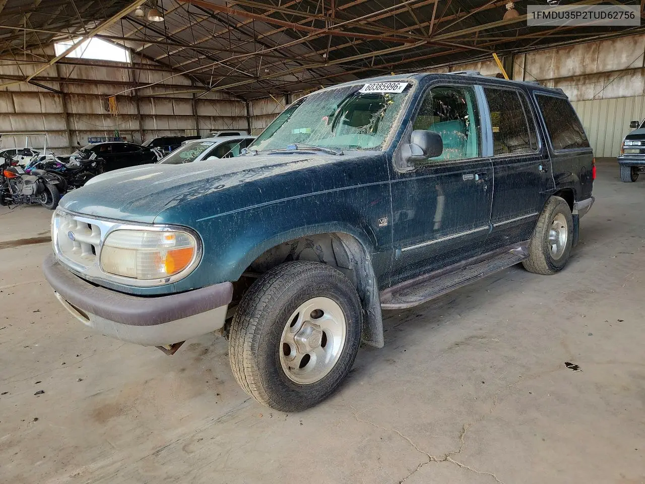 1996 Ford Explorer VIN: 1FMDU35P2TUD62756 Lot: 60385996