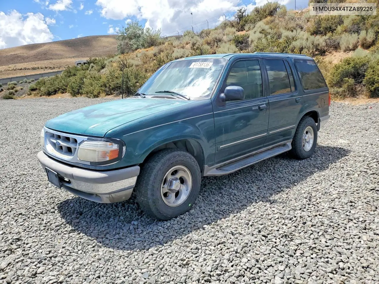 1996 Ford Explorer VIN: 1FMDU34X4TZA89226 Lot: 61758136