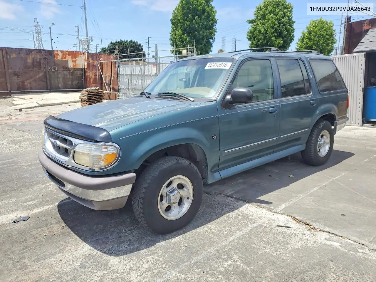 1997 Ford Explorer VIN: 1FMDU32P9VUA26643 Lot: 60453016