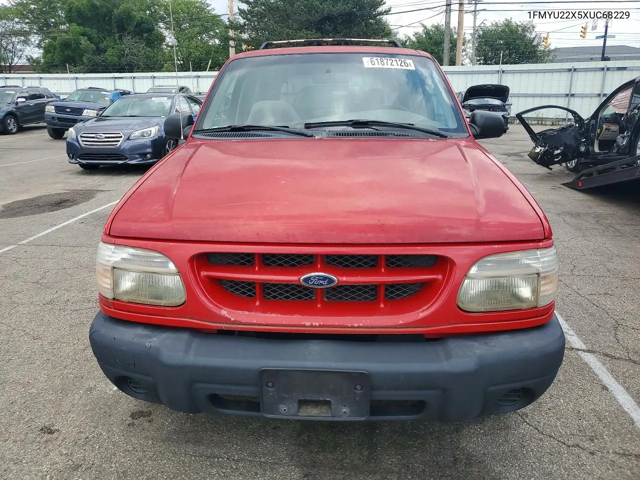1999 Ford Explorer VIN: 1FMYU22X5XUC68229 Lot: 61872126