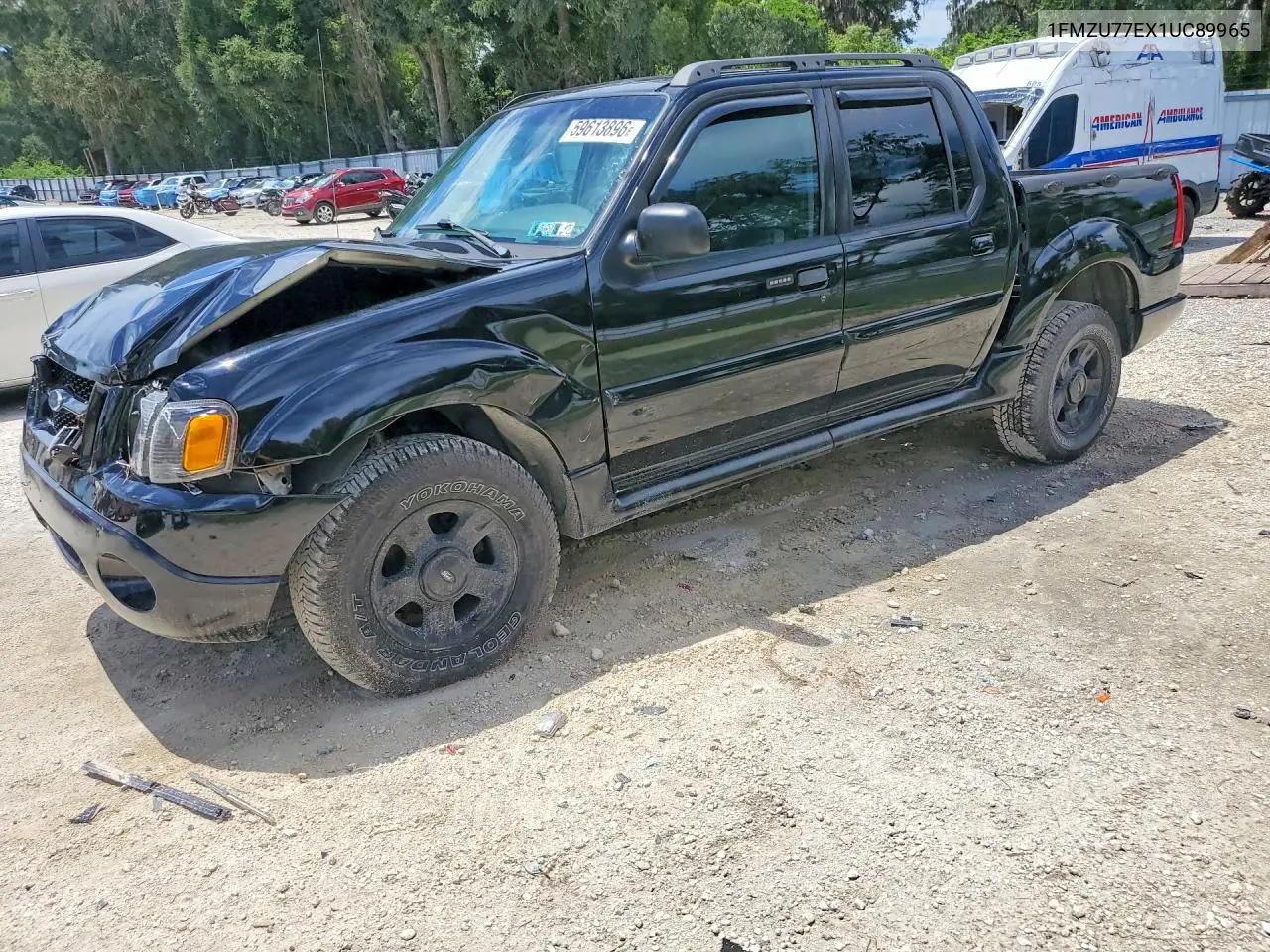 2001 Ford Explorer Sport Trac Xlt VIN: 1FMZU77EX1UC89965 Lot: 59613896
