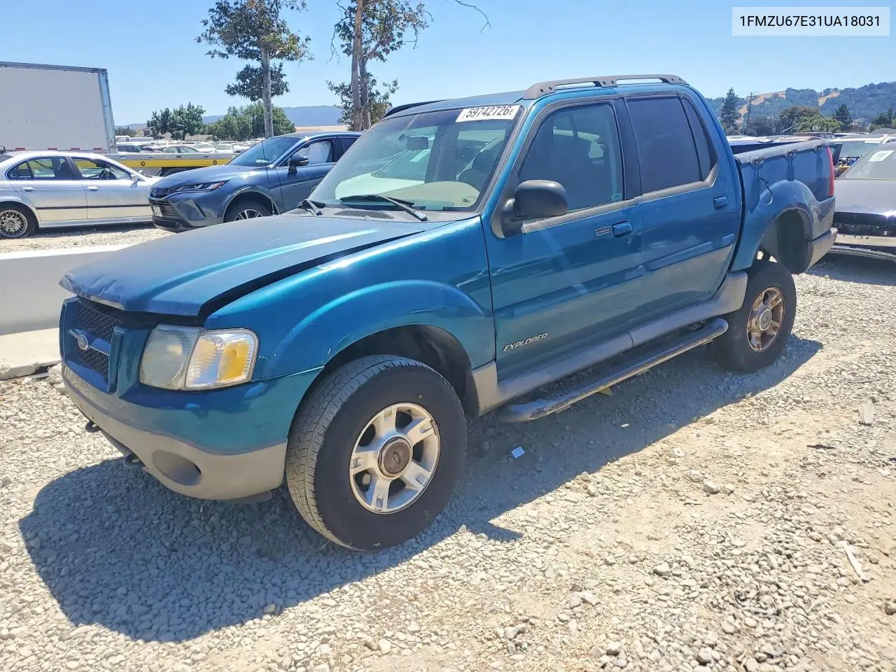 2001 Ford Explorer Sport Trac VIN: 1FMZU67E31UA18031 Lot: 59742726