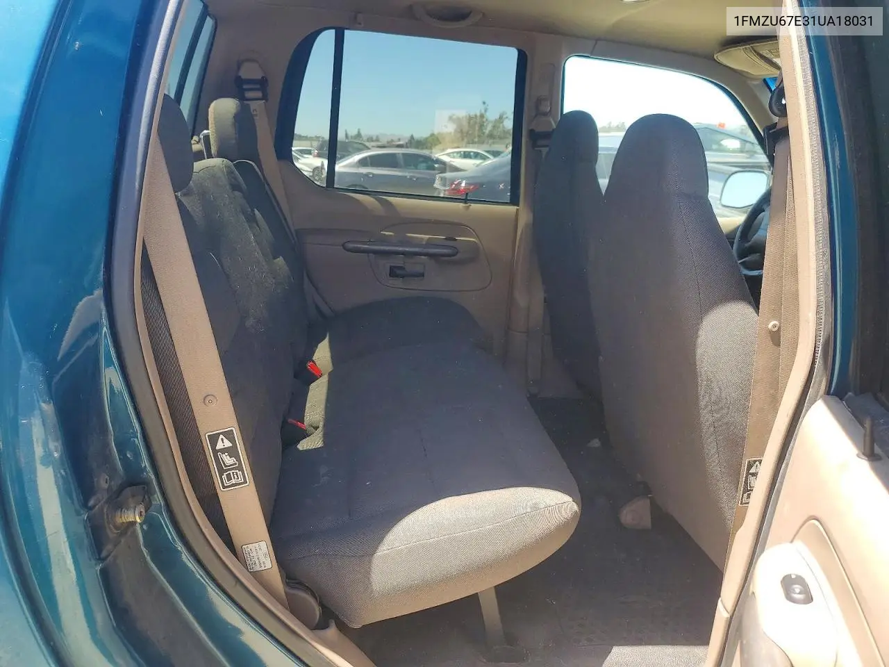 2001 Ford Explorer Sport Trac VIN: 1FMZU67E31UA18031 Lot: 59742726